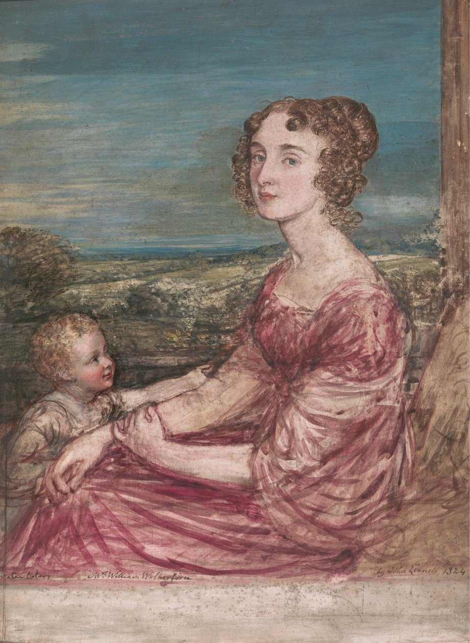 Sra. William Wilberforce e Criança de John Linnell