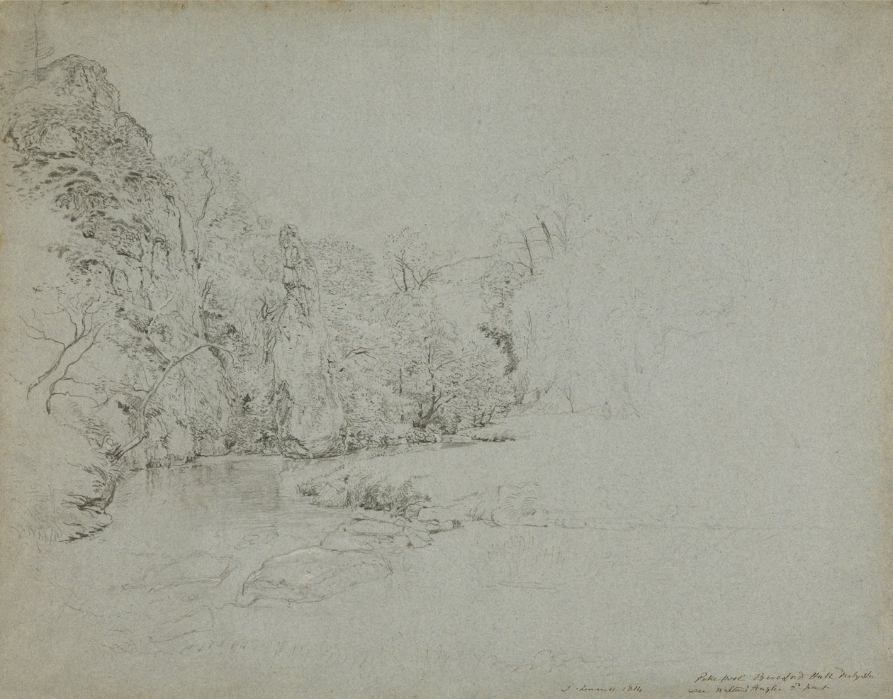 Pike Pool, Beresford Hall, Derbyshire de John Linnell
