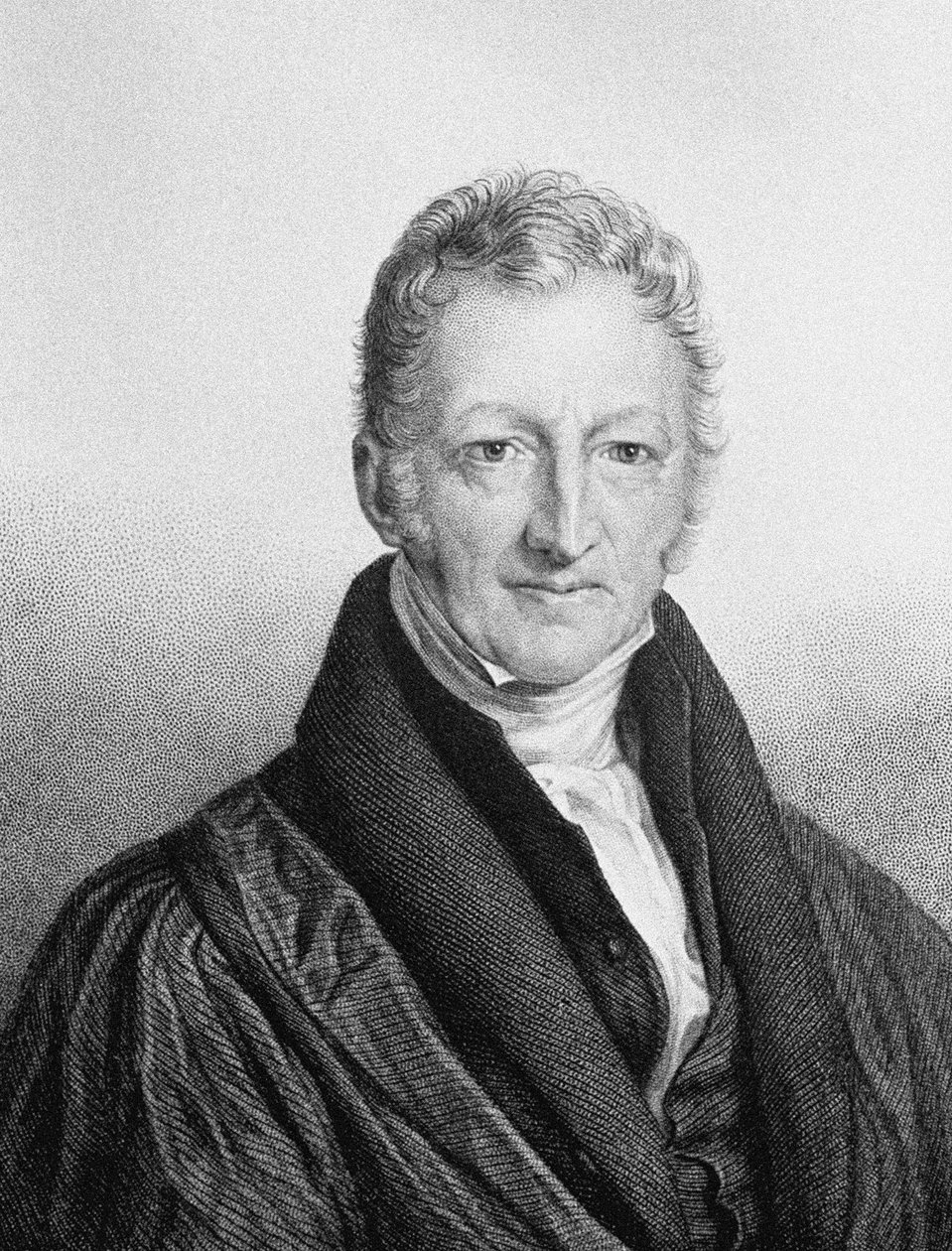 Retrato de Thomas Robert Malthus 1766-1834 de John Linnell