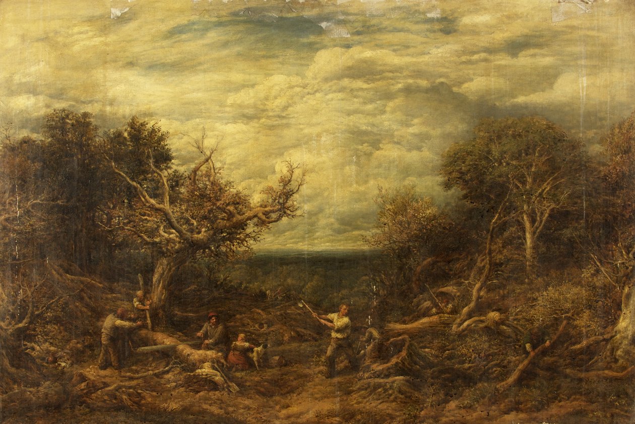 Os cortadores de madeira de John Linnell