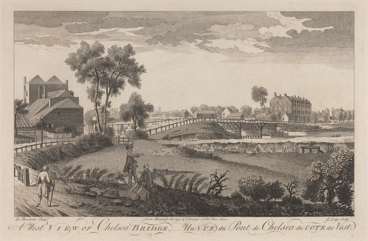 Uma Vista Oeste da Ponte de Chelsea de John Lodge