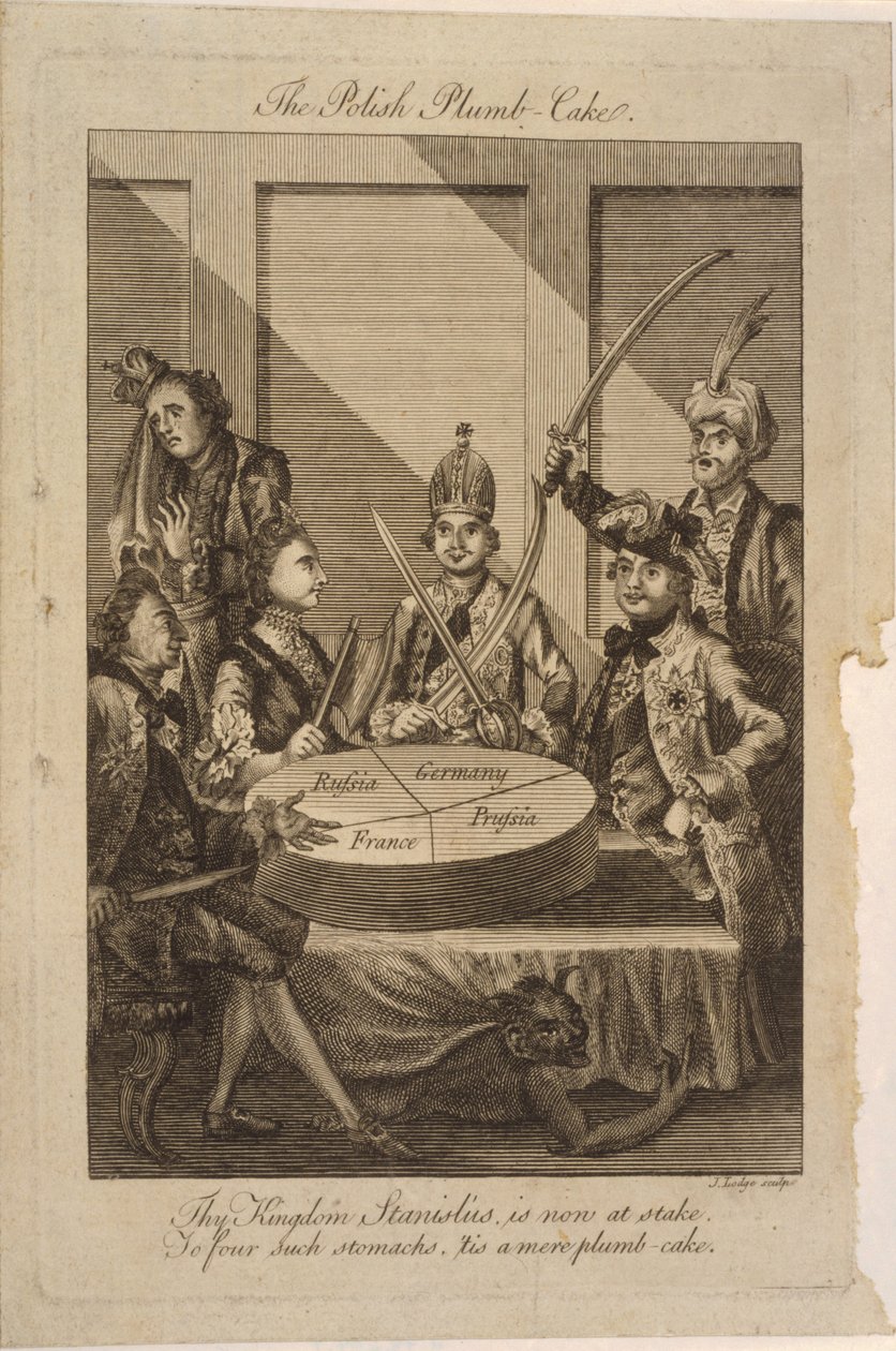 Bolo de prumo polonês, 1772 de John Lodge