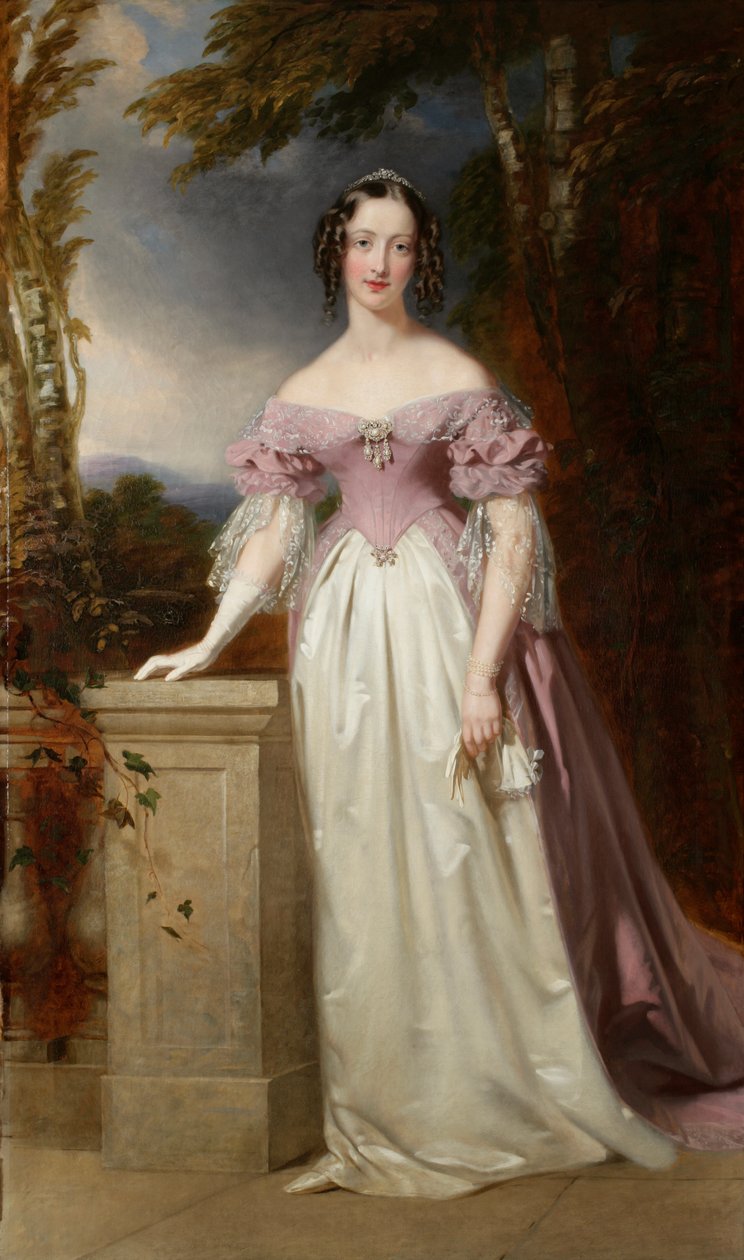 Retrato de Blanche Georgiana Howard, Condessa de Burlington de John Lucas