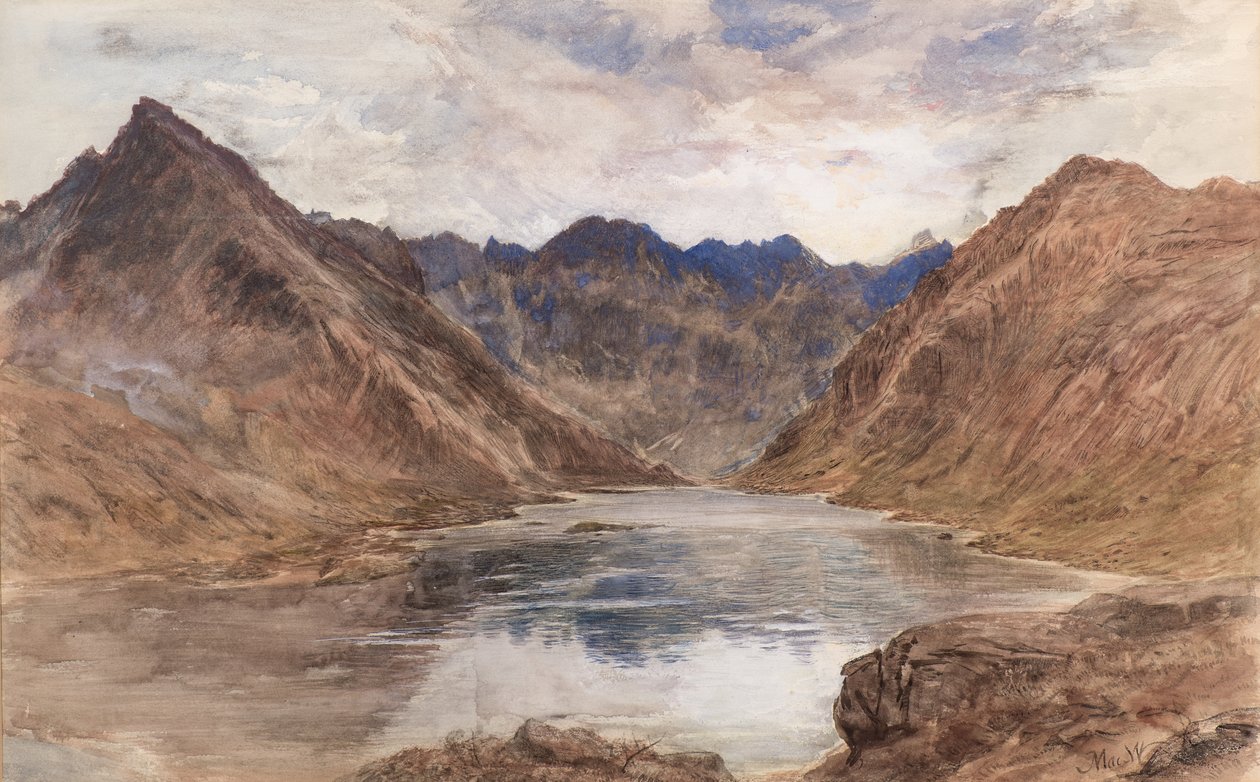 Silêncio da Montanha de John MacWhirter