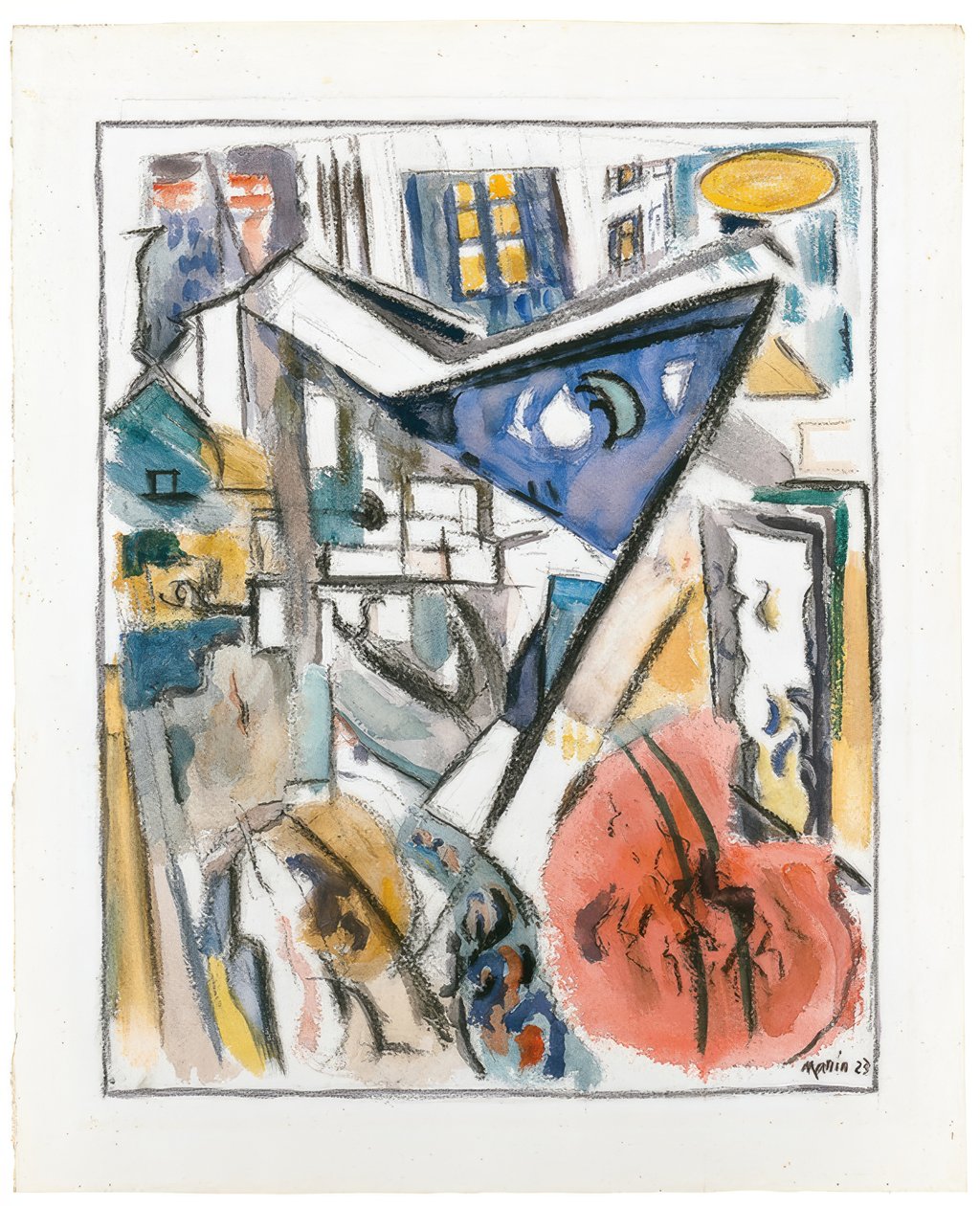 Baixa Manhattan de John Marin