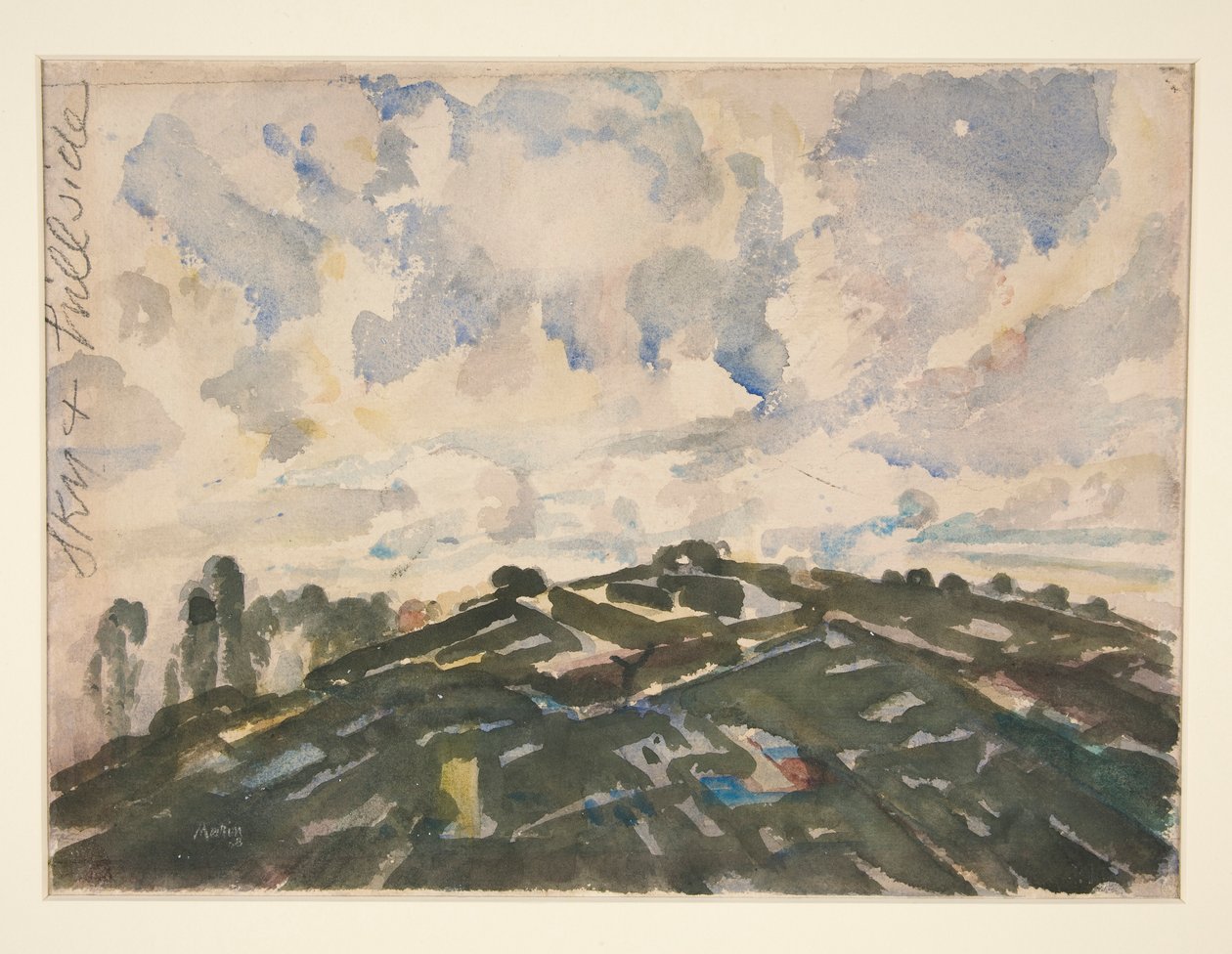 Terra e Céu, França, 1908; ou A Colina de John Marin
