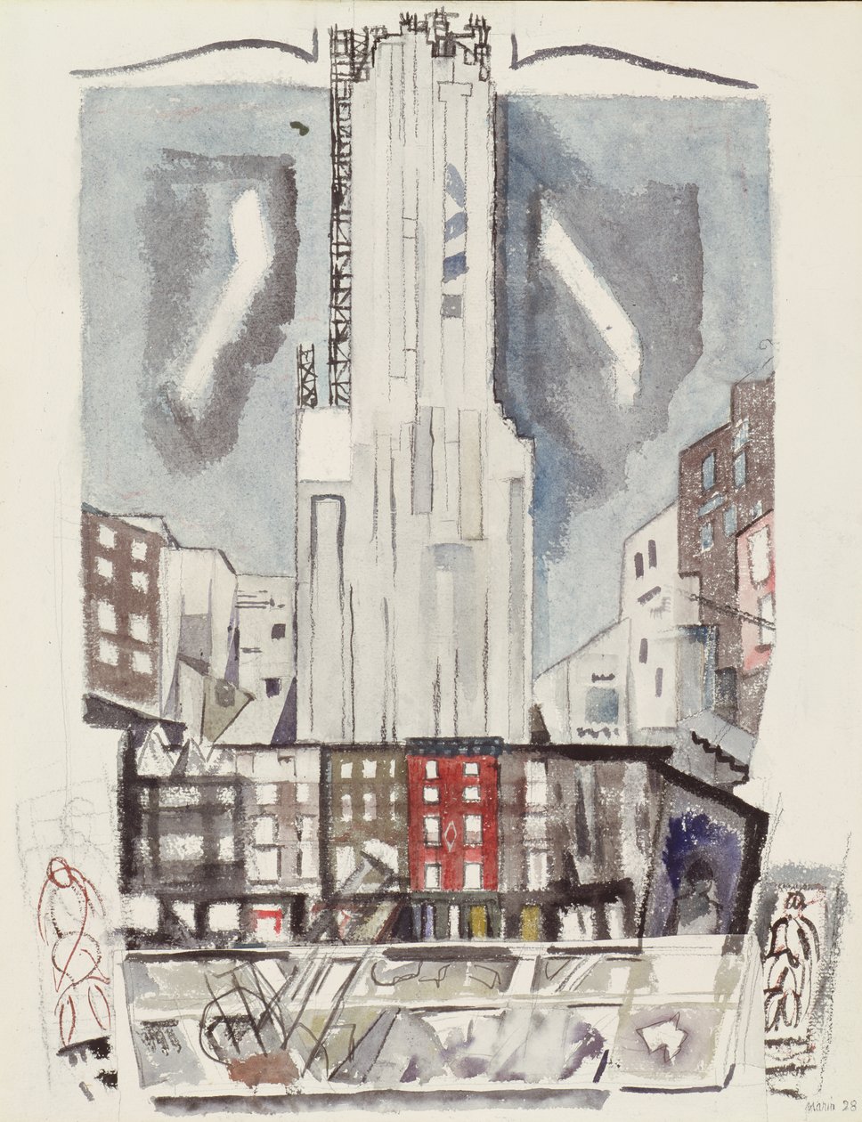 Midtown Nova Iorque de John Marin