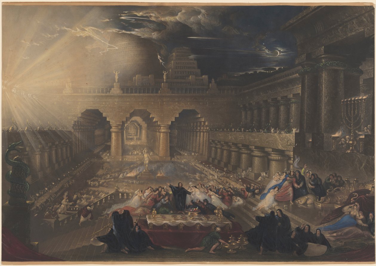 Festa de Belsazar de John Martin