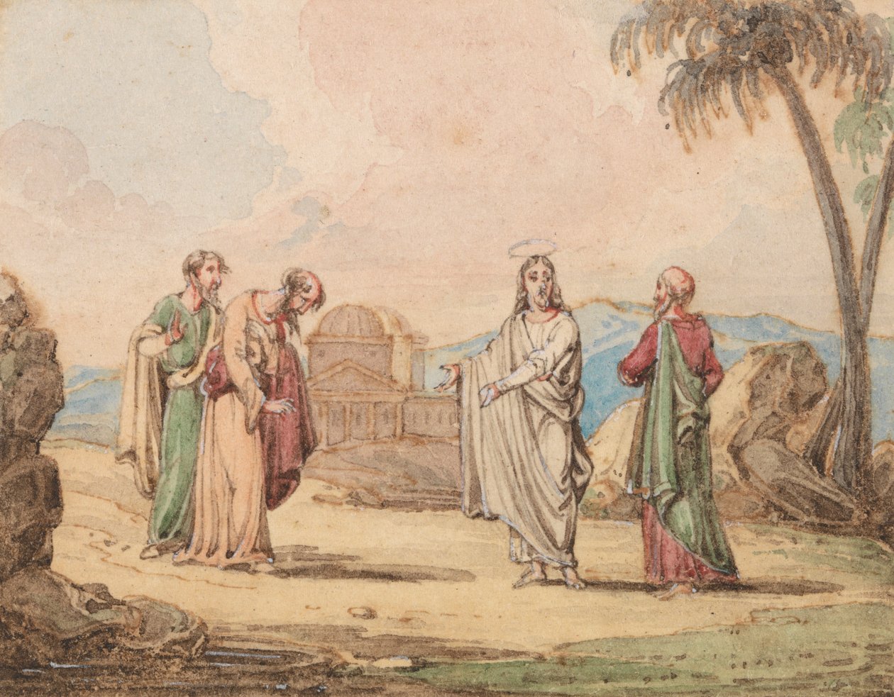 Cristo com Três Números de John Martin