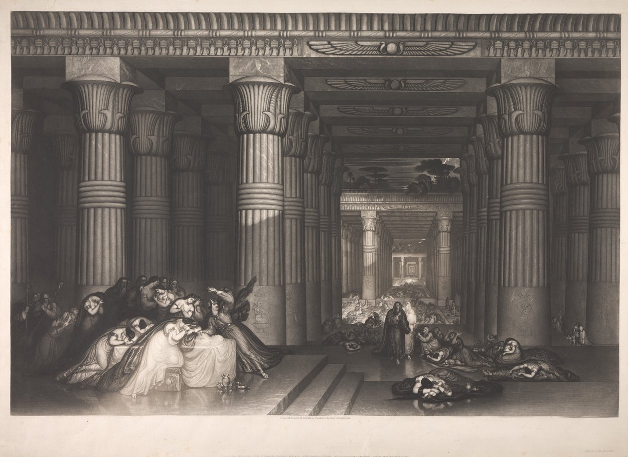 Morte dos primogénitos de John Martin