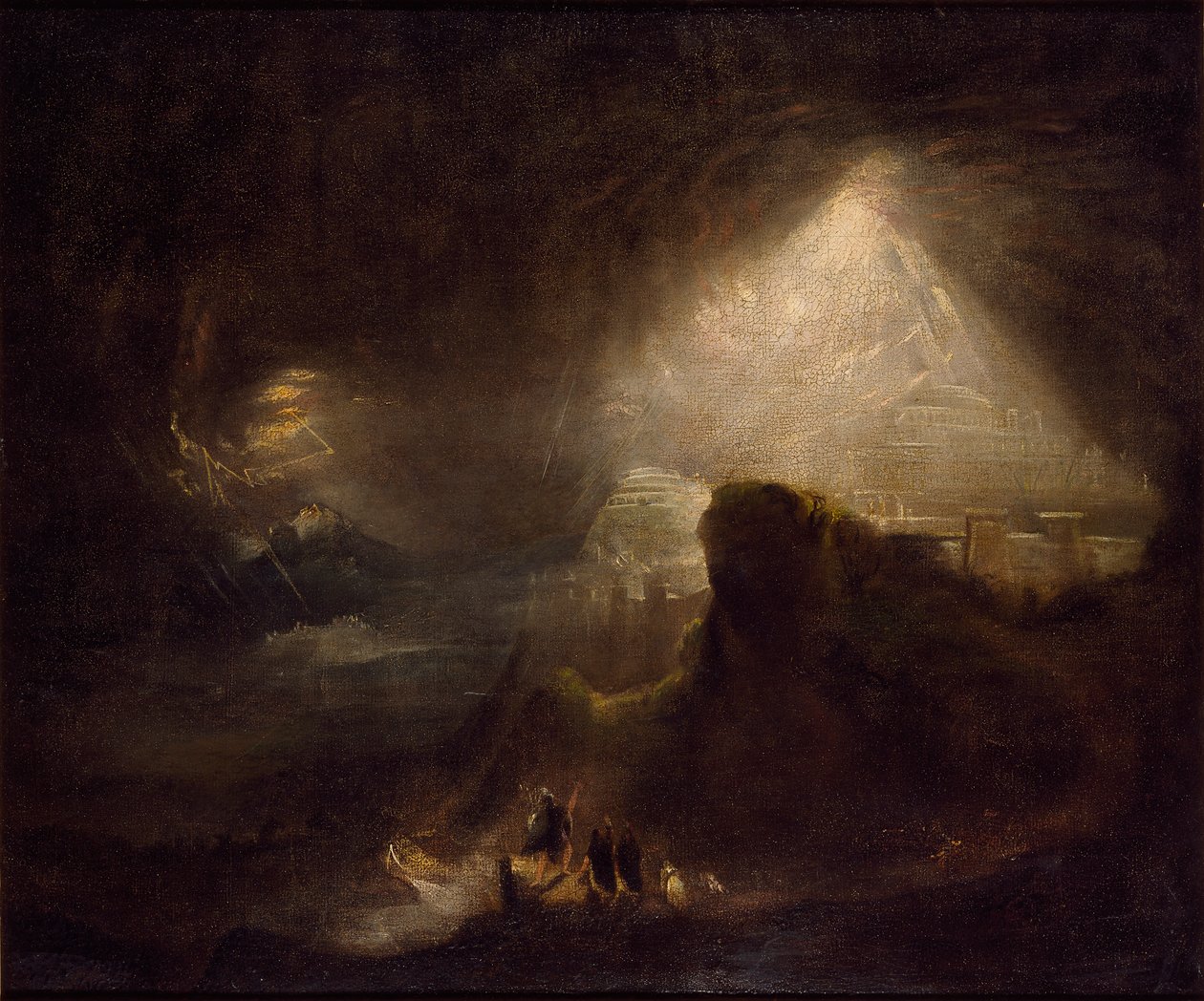 Josué ordenando ao Sol para ficar parado, c1822 de John Martin