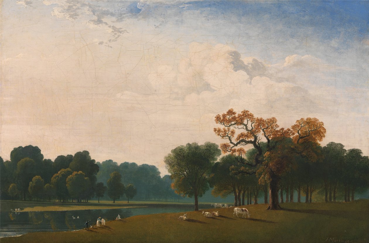 Jardins de Kensington de John Martin