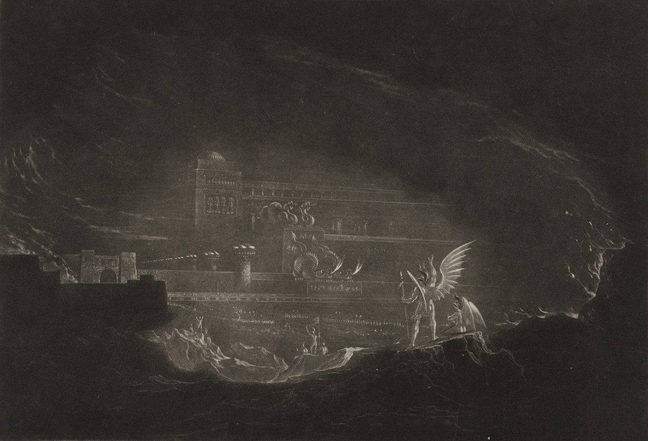Pandemonium, c.1827 (mezzotint) de John Martin