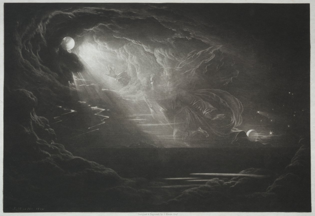 Paraíso Perdido: A Criação da Luz de John Martin