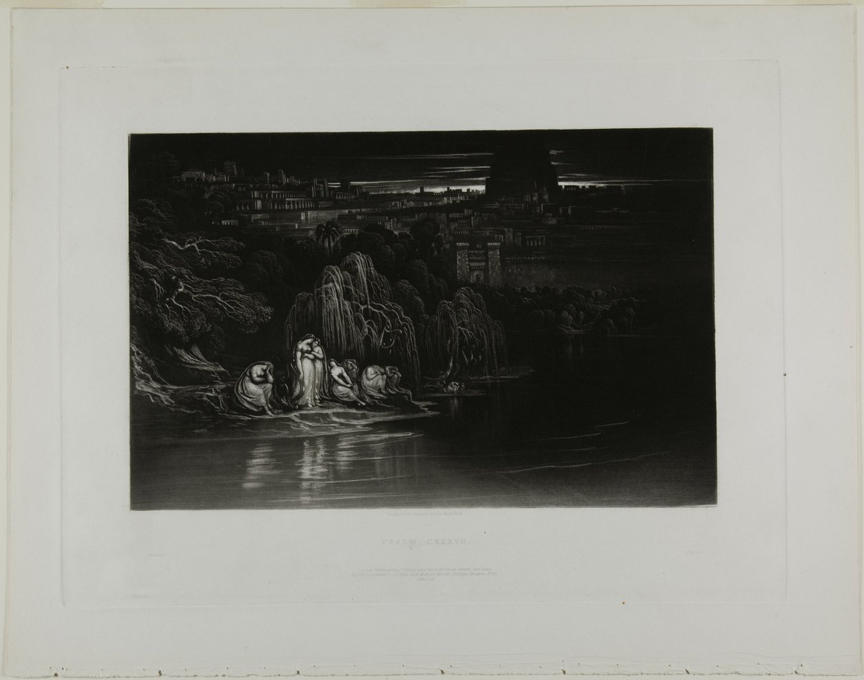 Salmo CXXXVII, de Ilustrações da Bíblia de John Martin
