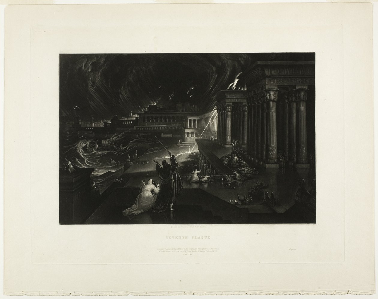 Sétima Praga, de Ilustrações da Bíblia de John Martin