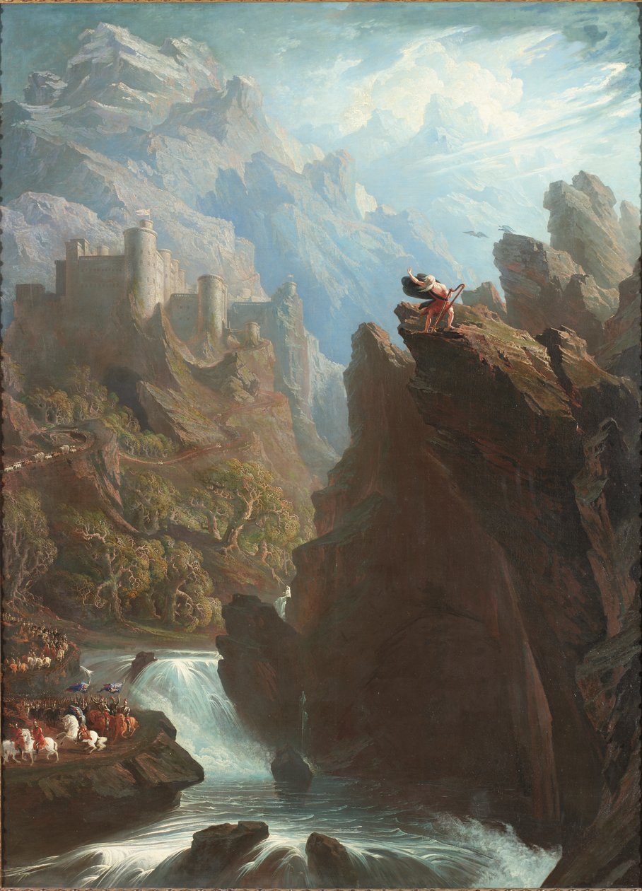 O bardo, c.1817 de John Martin