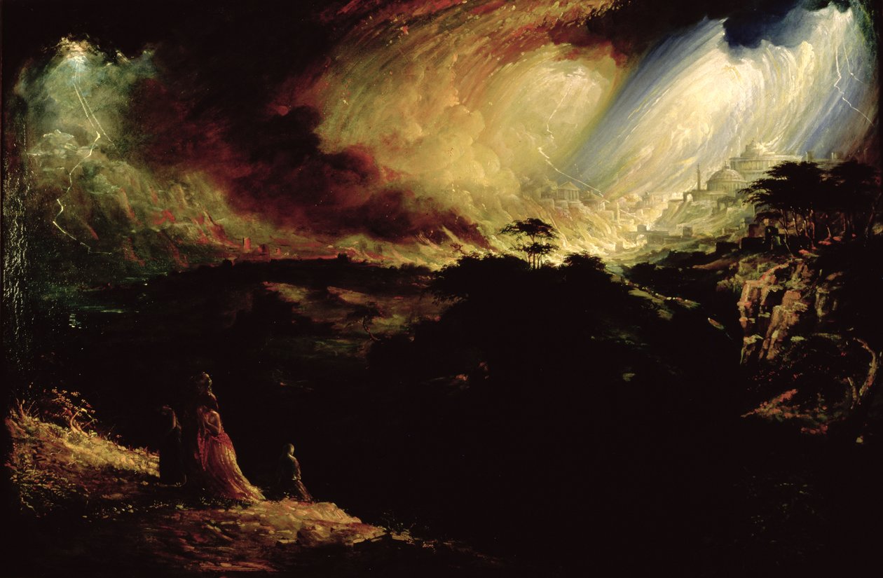A destruição de Sodoma e Gomorra de John Martin
