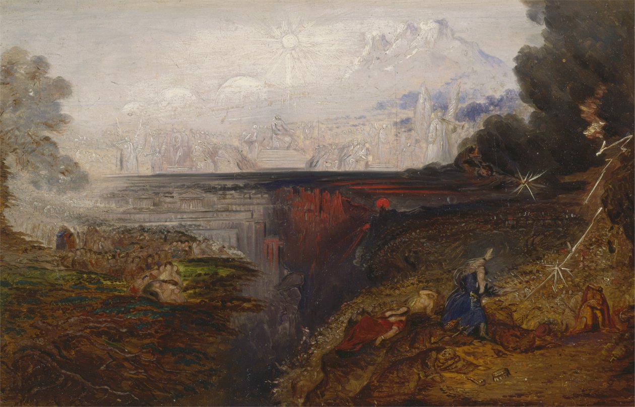 O Juízo Final (estudo) de John Martin
