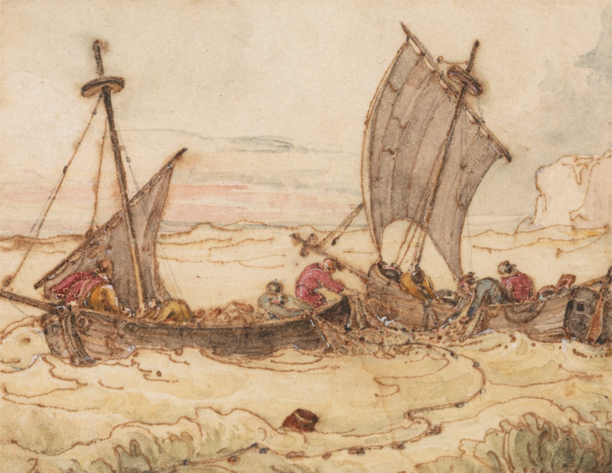 O Milagroso Calado de Peixes de John Martin