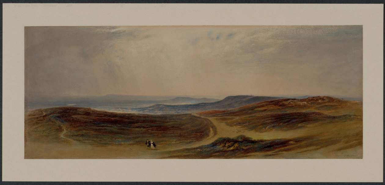 O Vale do Tyne, Meu País Nativo perto de Henshaw de John Martin