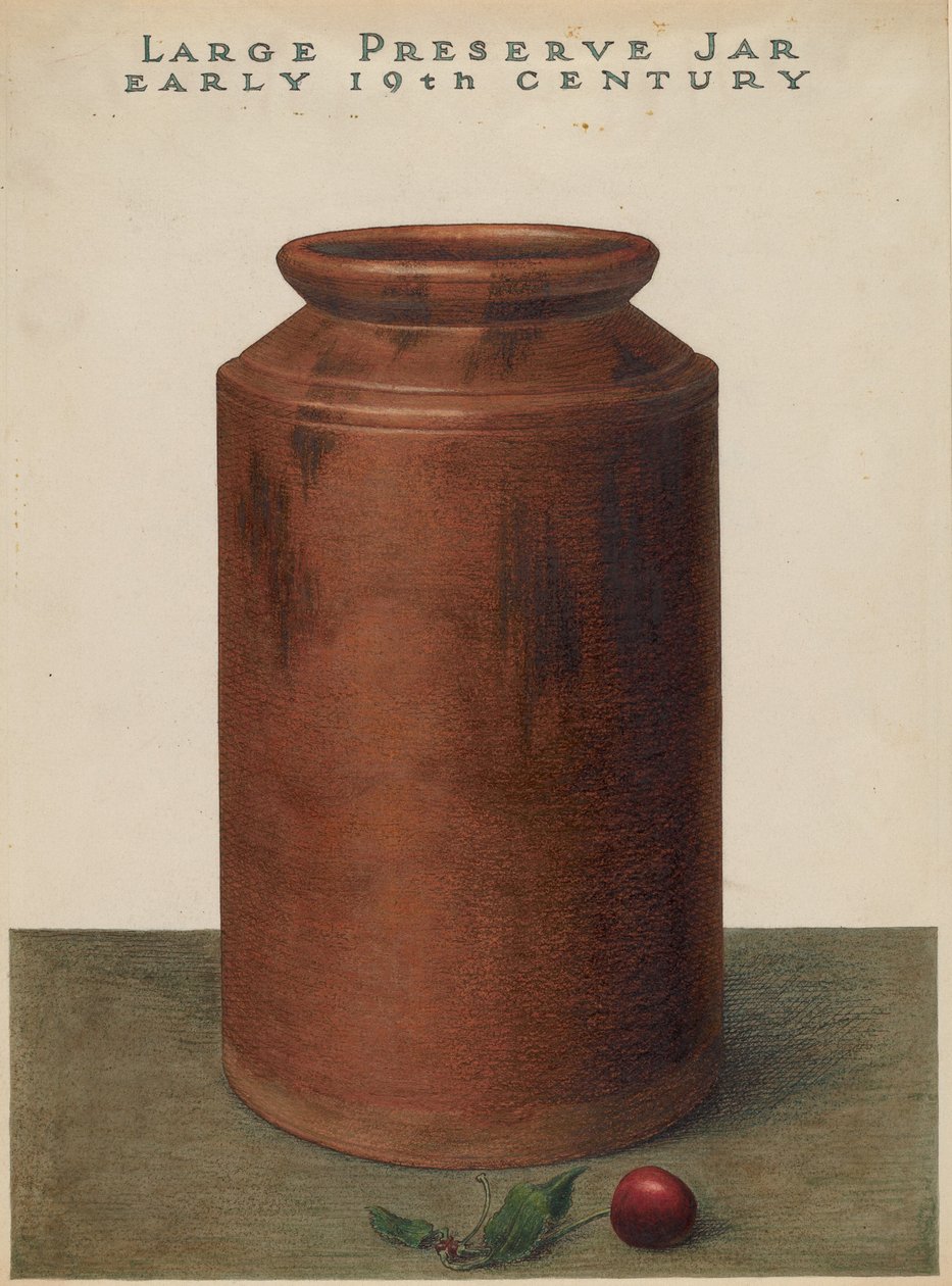 Preserve o frasco, c. 1936. de John Matulis