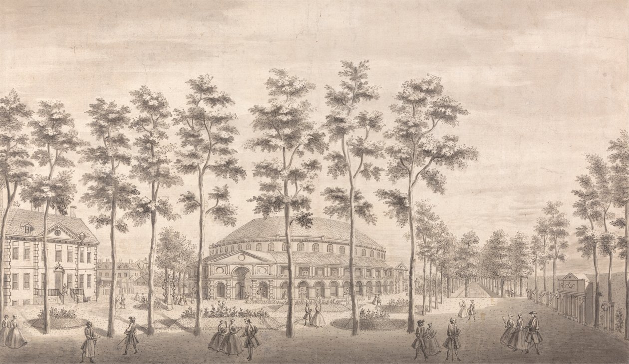 A Rotunda e Jardins, Ranelagh de John Maurer
