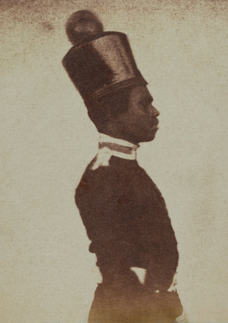 Um sipaio do Exército de Madras, c.1852 (foto) de John McCosh