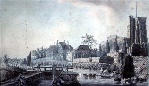 Igreja de Todos os Santos e o Palácio dos Arcebispos, Maidstone de John Melchior Barralet