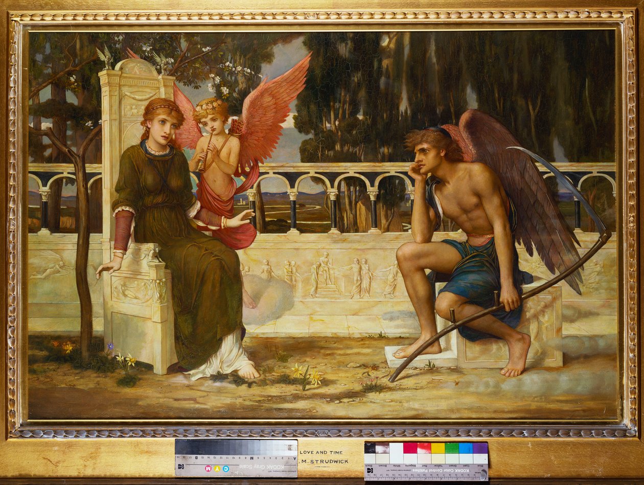 Amor e tempo de John Melhuish Strudwick