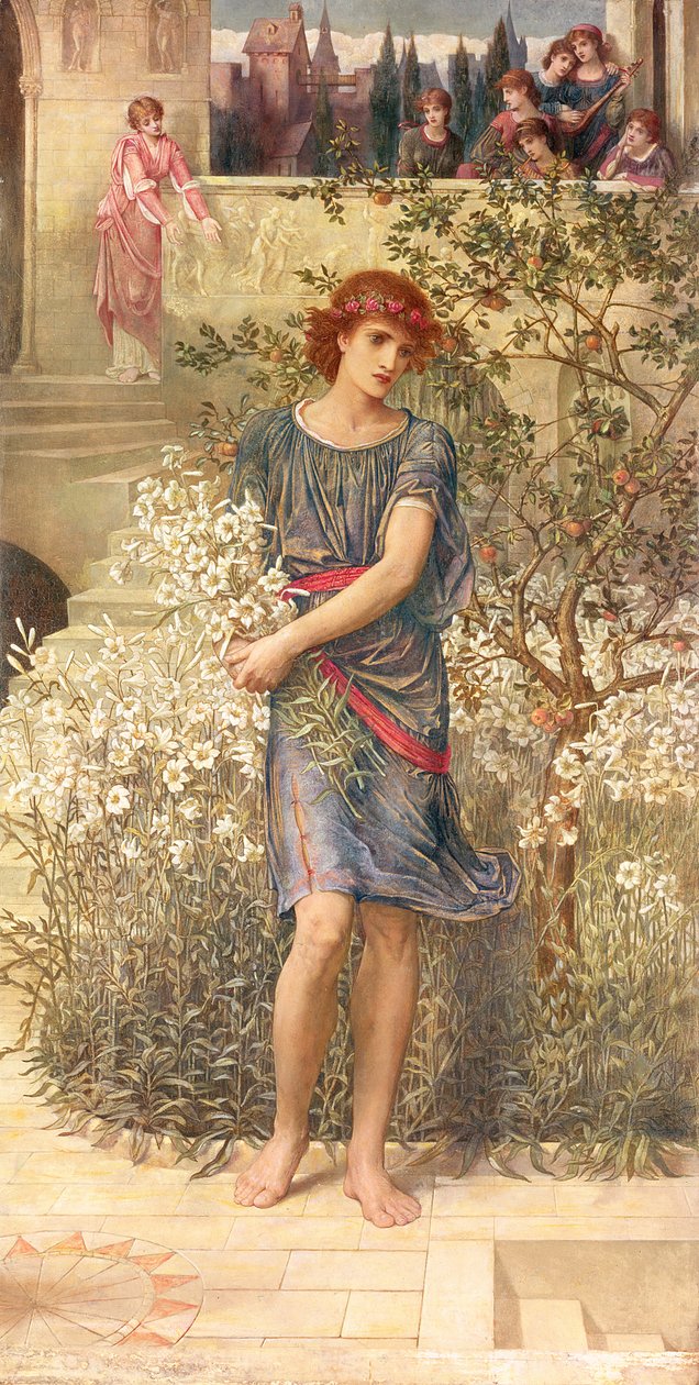 Meu amado desceu ao seu jardim, do Cântico das Canções de John Melhuish Strudwick