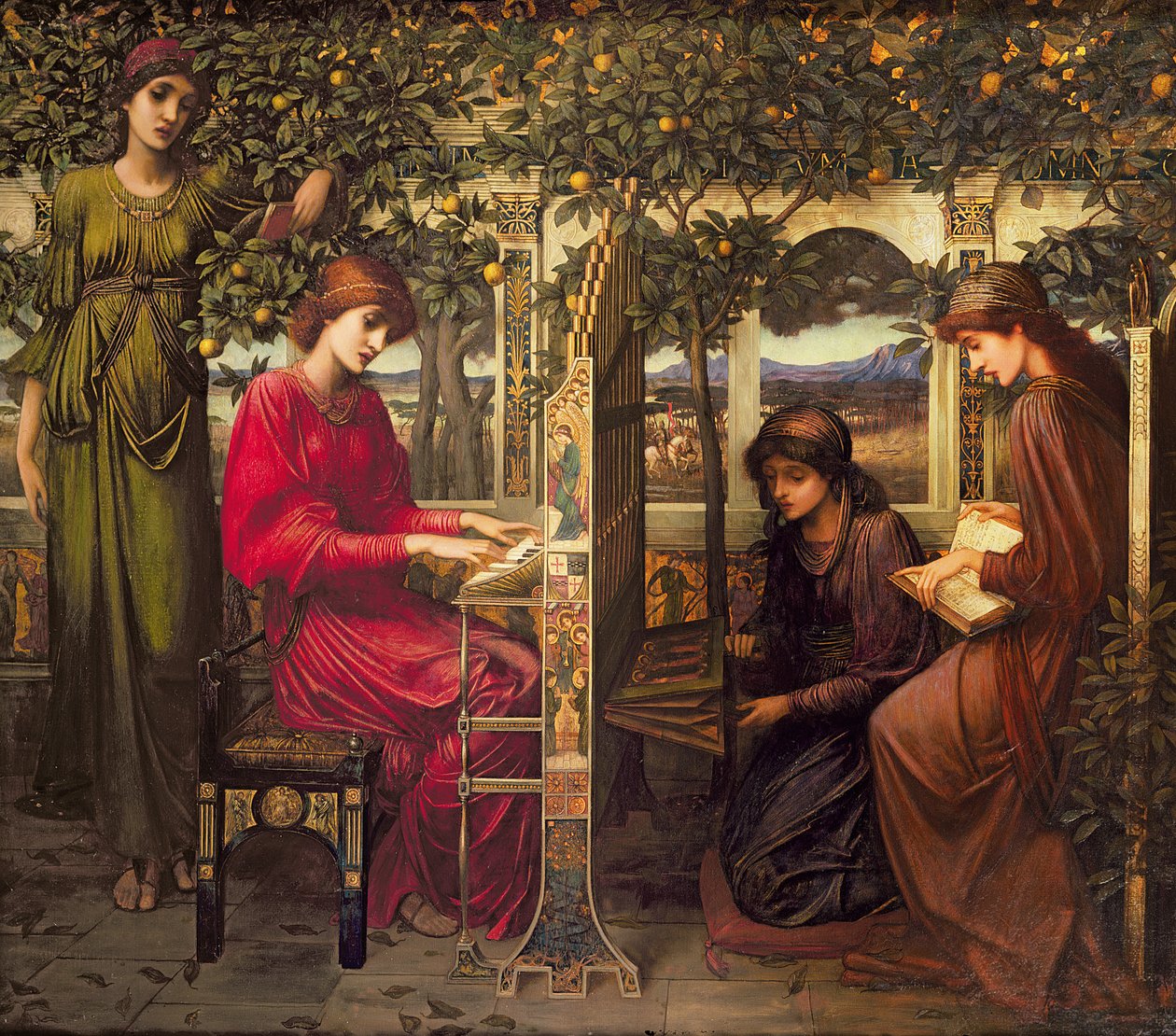 Santa Cecília de John Melhuish Strudwick