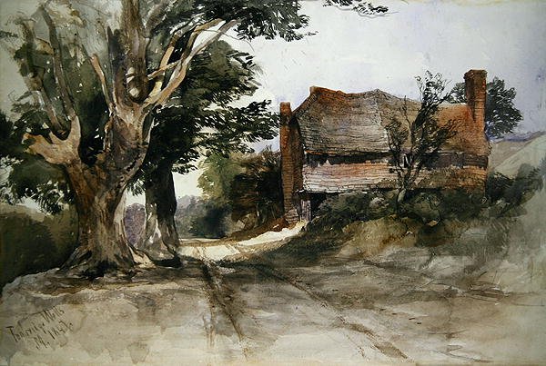 Uma velha casa de campo em Tunbridge Wells de John Middleton