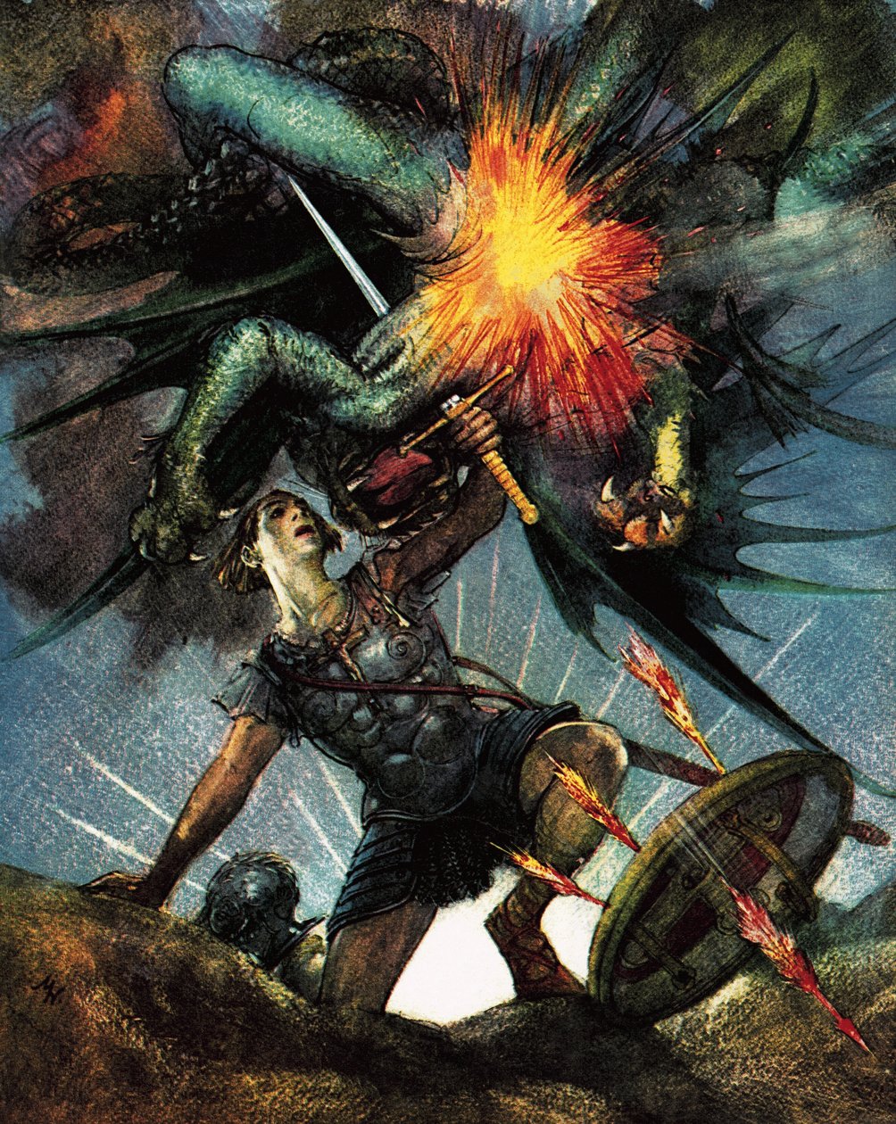 Christian luta pela sua vida de John Millar Watt