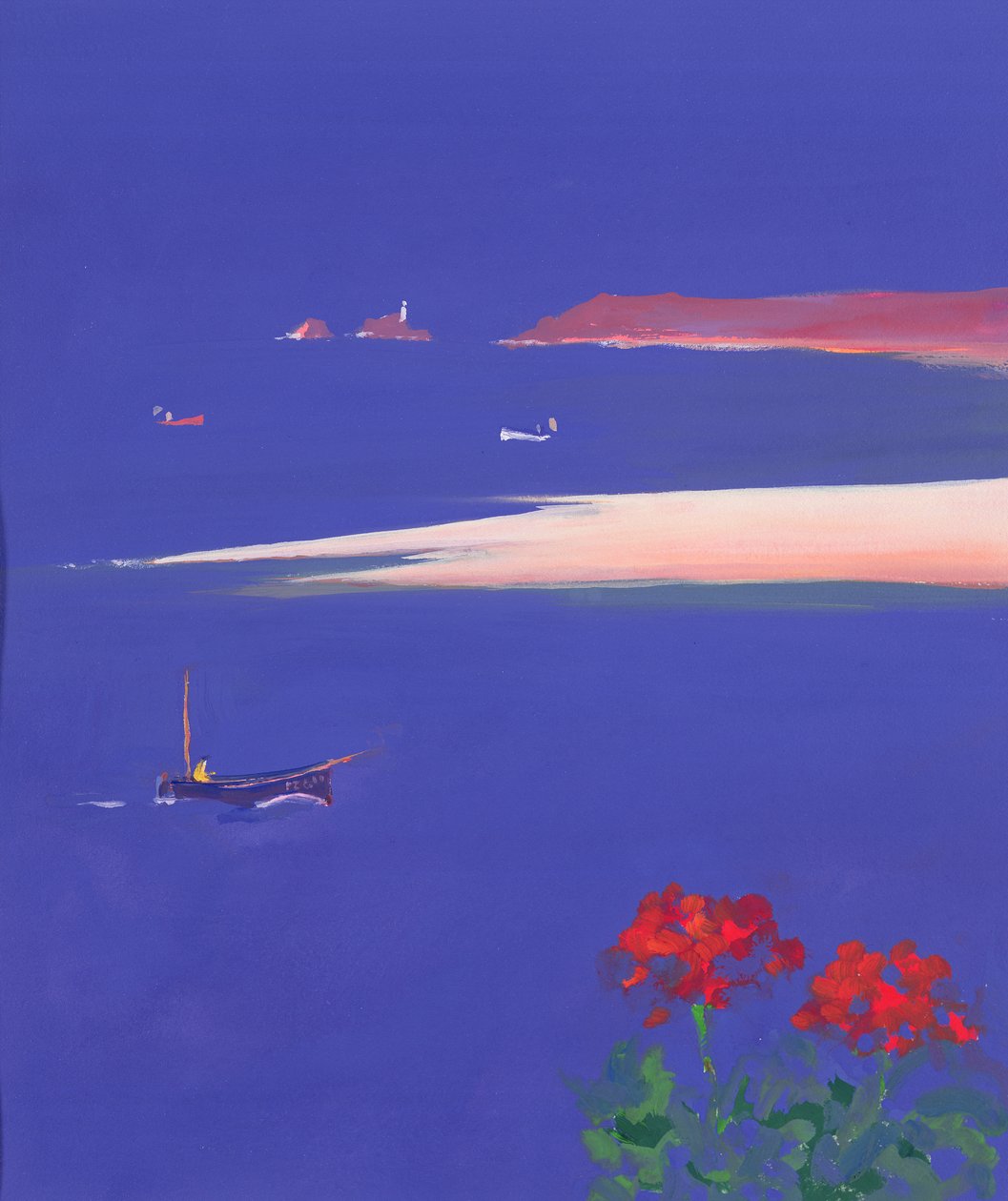 Godrevy e Blue Boat, 1999 de John Miller