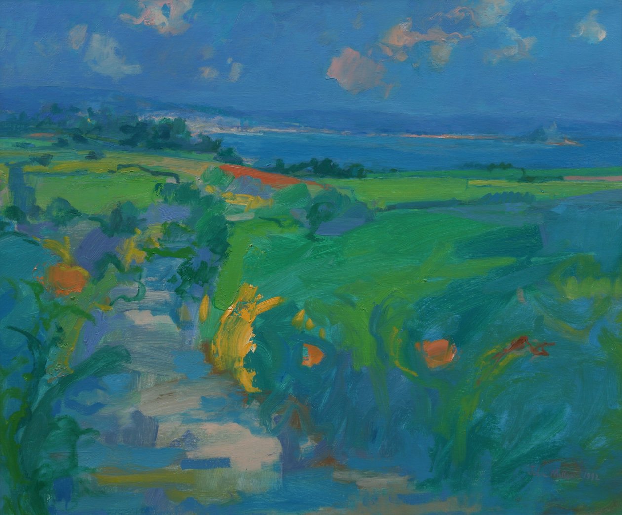 Impressão da Baía de Montagens, 1992 de John Miller