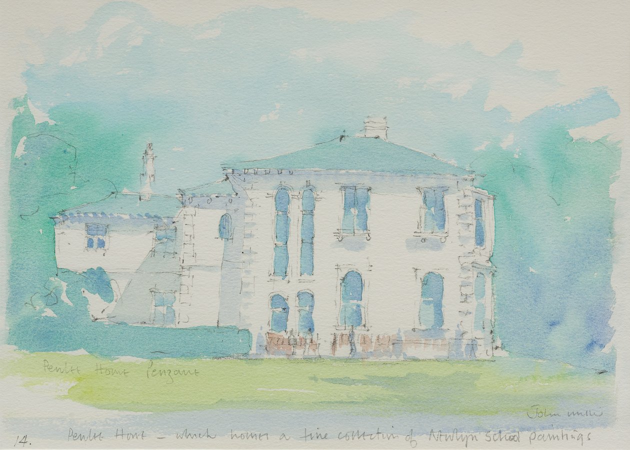 Penlee House, 1991 (wc no papel) de John Miller