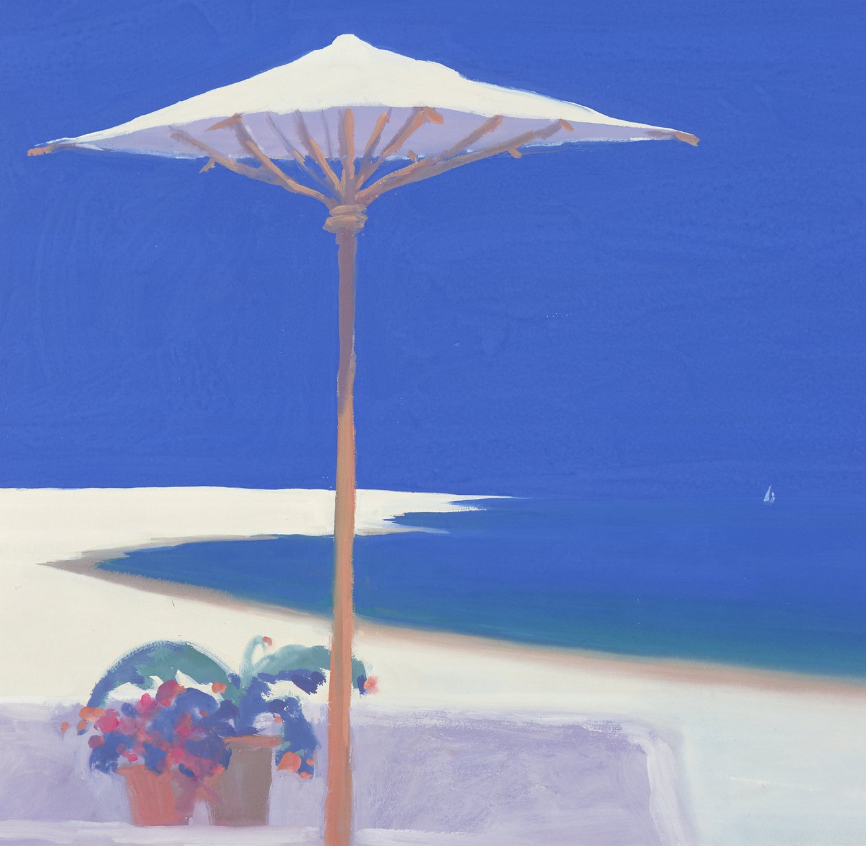 Iate passando pelo Terraço, 1999 de John Miller
