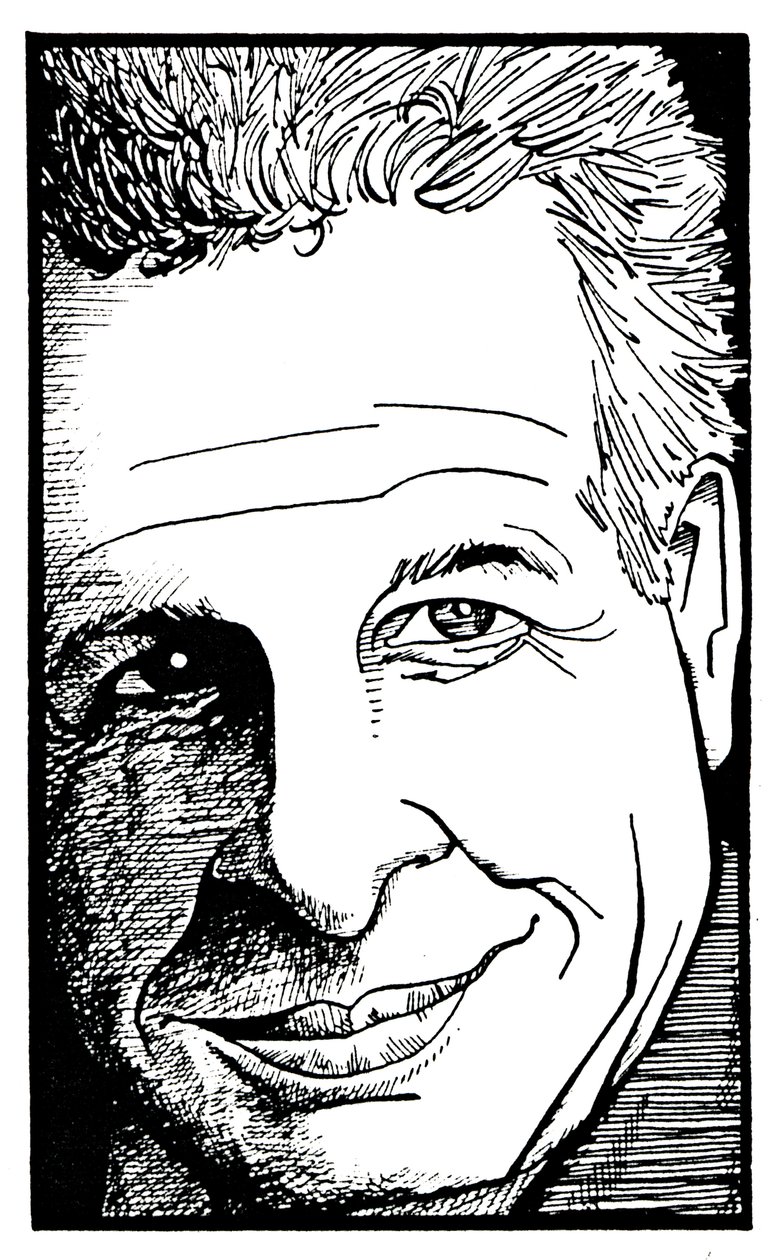 Alexander Goehr - retrato de John Minnion