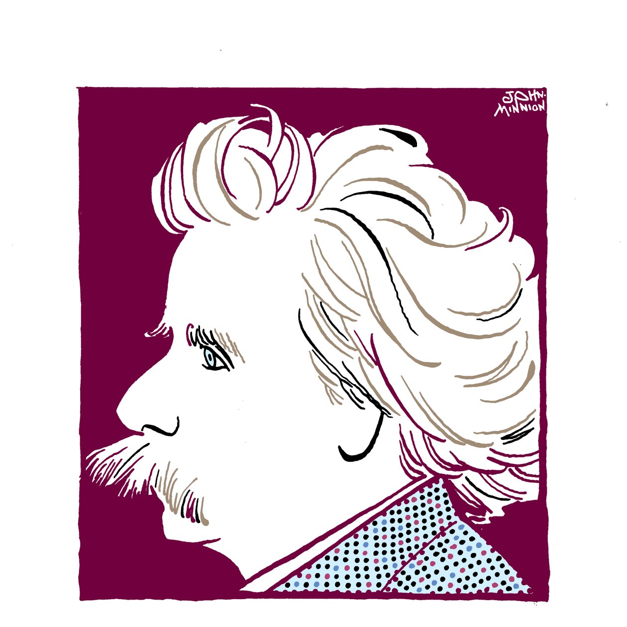 Edvard Grieg - compositor norueguês de ascendência escocesa 1843-1907 de John Minnion
