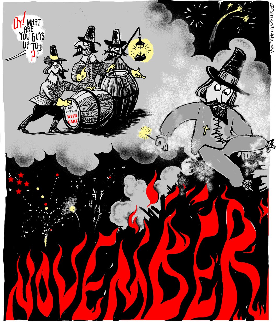 Dia de Guy Fawkes, 5 de novembro de John Minnion