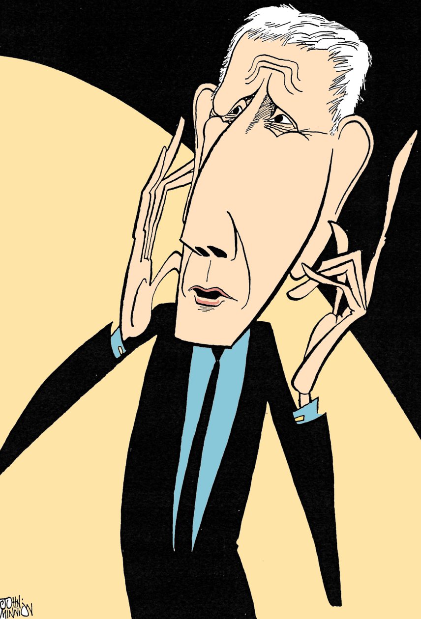Jonathan Miller, caricatura de John Minnion de John Minnion