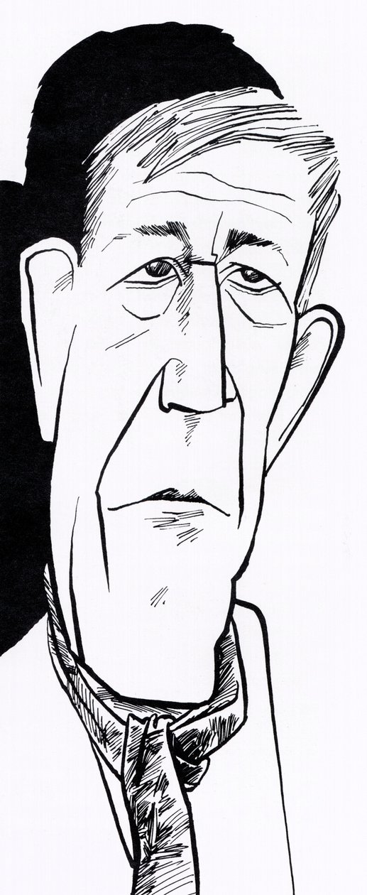 Oskar Kokoschka, caricaturas de John Minnion