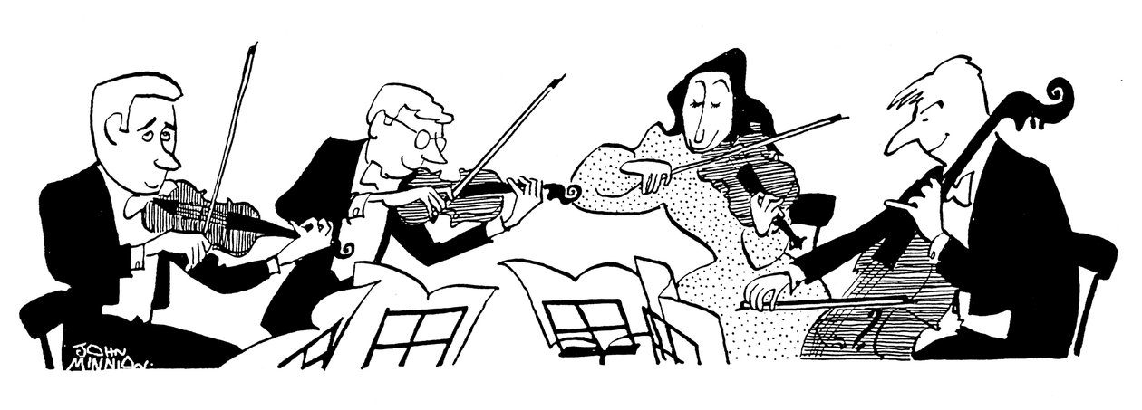Quarteto de Cordas , por John Minnion de John Minnion