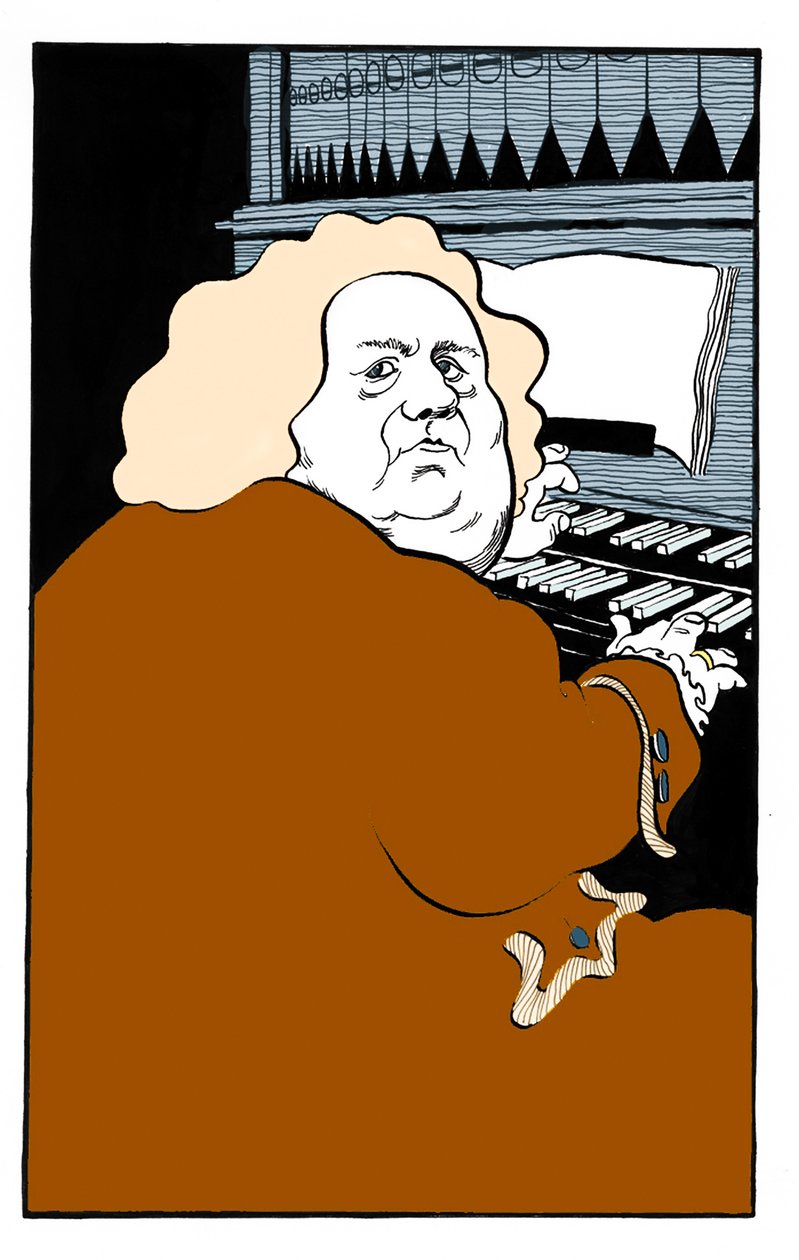 William Boyce a tocar órgão de John Minnion