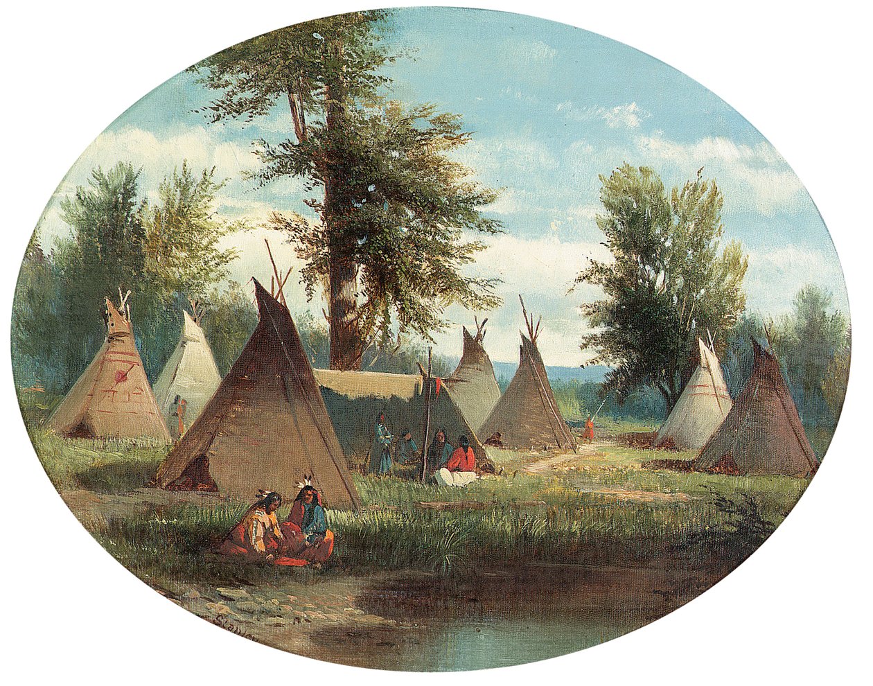 Assiniboin Camp de John Mix Stanley