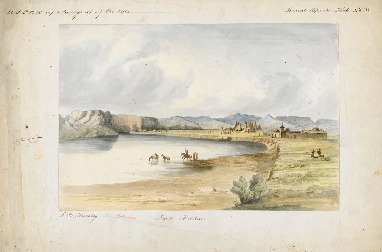 Fort Benton de John Mix Stanley