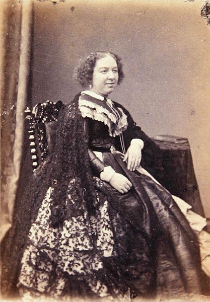 Louisa Pyne, c.1860 (foto a p/b) de John Moffat