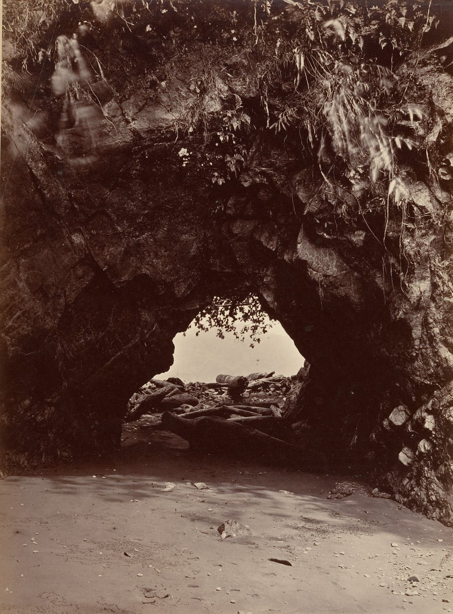 Tropical Scenery, Natural Arch, Cupica Bay, 1871. de John Moran