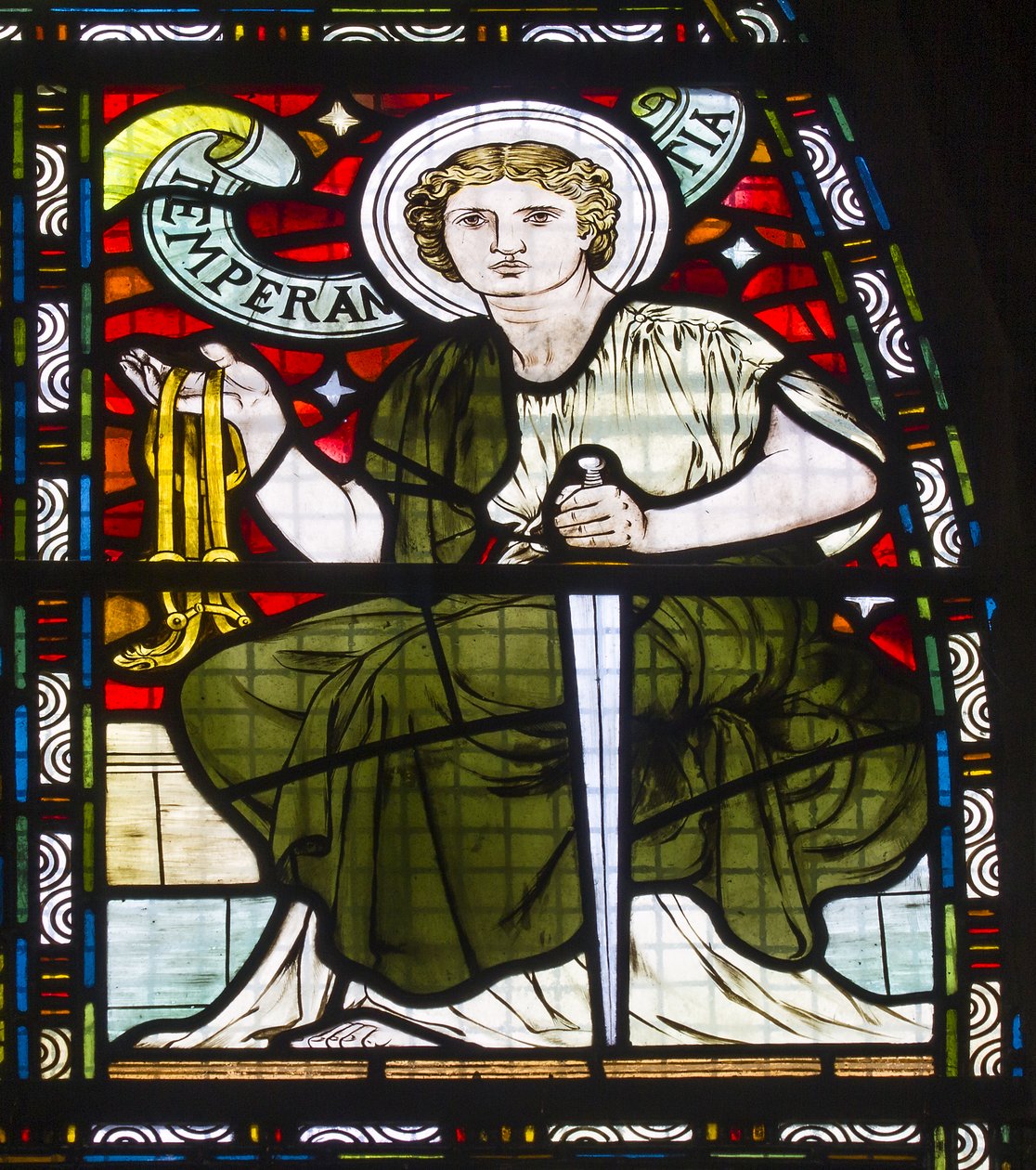 Abadia de Paisley, Cottire & Co, atribuída a John Moyr Smith, Temperance, 1873 de John Moyr attr.to Smith